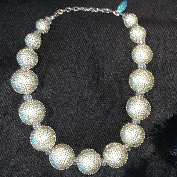 Cara ny vintage rare golden sparkly chunky ball necklace - Picture 5 of 7